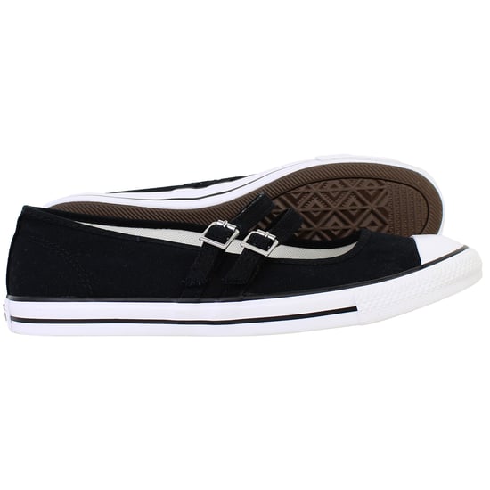 Converse Chuck Taylor All Star Dainty Mary Jane Womens Black Plimsolls - Image 4