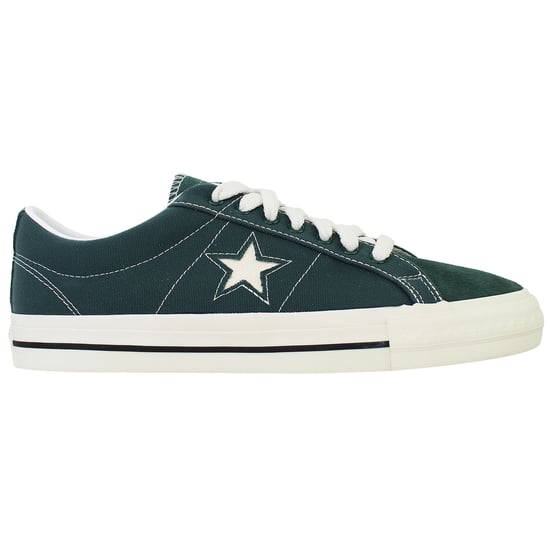Converse One Star Pro OX Unisex Dark Green Plimsolls - Image 1