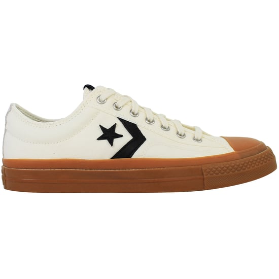 Converse Star Player 76 OX Unisex White Plimsolls - Image 1