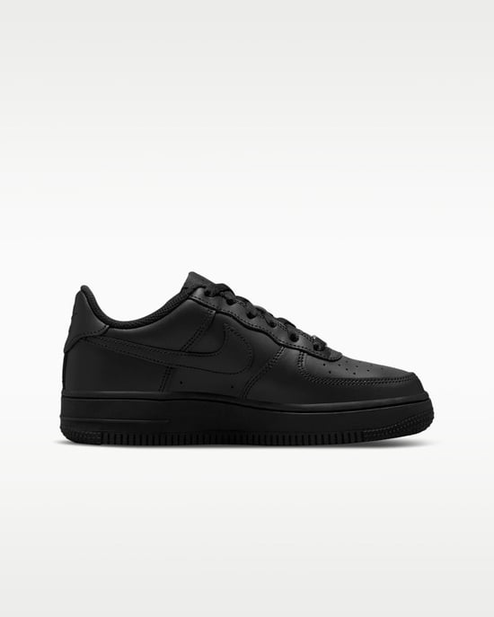 Nike Air Force 1 LE Kids Shoes Black - Image 2