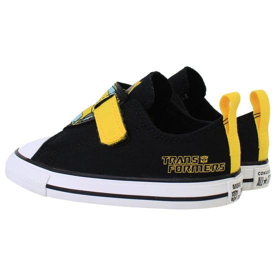 Converse x Transformers Chuck Taylor Kids Black Plimsolls - Image 3