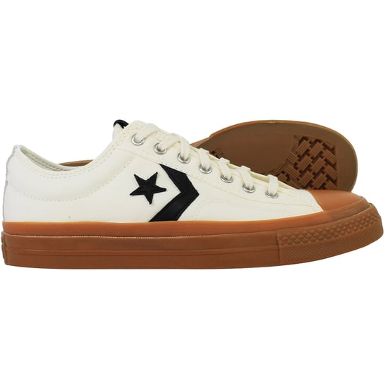 Converse Star Player 76 OX Unisex White Plimsolls - Image 3