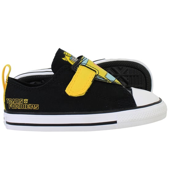 Converse x Transformers Chuck Taylor Kids Black Plimsolls - Image 4