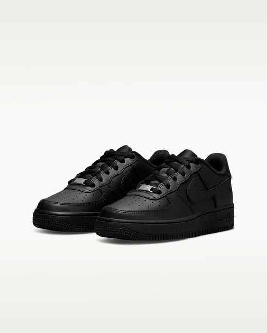 Nike Air Force 1 LE Kids Shoes Black - Image 6