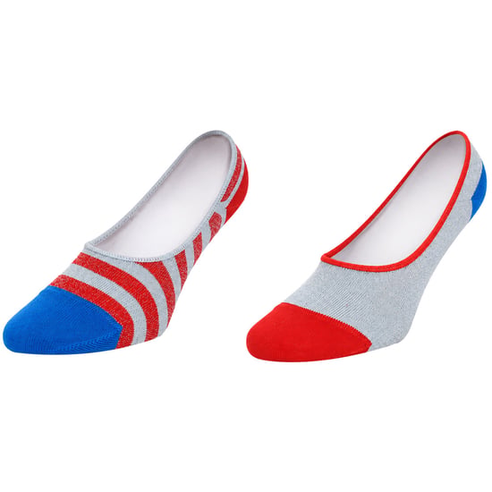 Happy Socks 2-Pack Multicolour Stripe No Show - Image 1