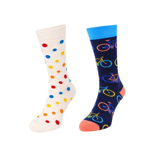 Happy Socks 2-Pack Multicolour Bike - Image 1
