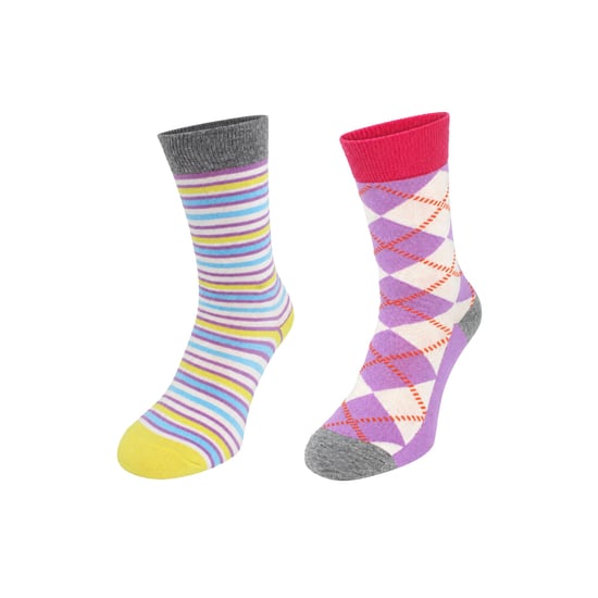 Happy Socks 2-Pack Multicolour Argyle - Image 1