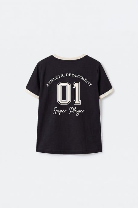 Jeugd Unisex Katoen Elastaan T-Shirt - Image 2