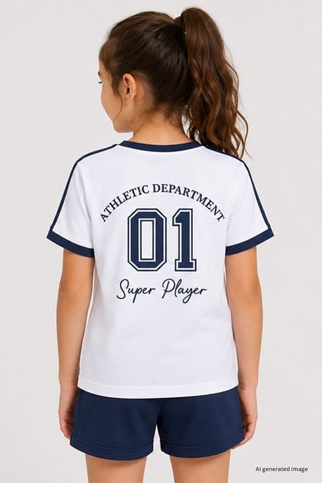Youth Unisex Cotton Elastane T-Shirt - Image 2
