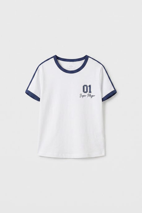 Youth Unisex Cotton Elastane T-Shirt - Image 4