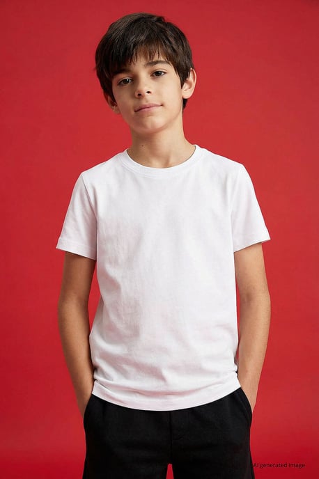 Men's Cotton Elastane T-Shirt - Image 3