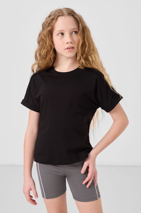 Unisex Katoen Elastaan T-shirt voor Jongeren - Image 1