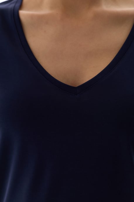 Oversized V-Neck Long T-Shirt - Image 4