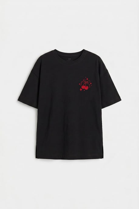 Jeugd Katoen Elastaan T-Shirt - Image 3