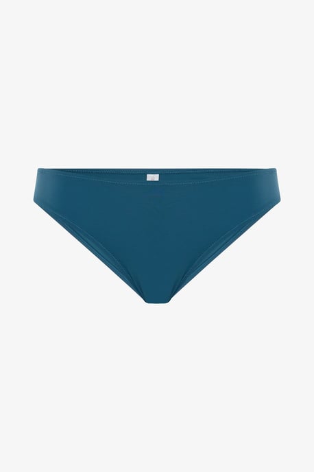 Mid-Waist Solid Bikini Bottoms - Image 4