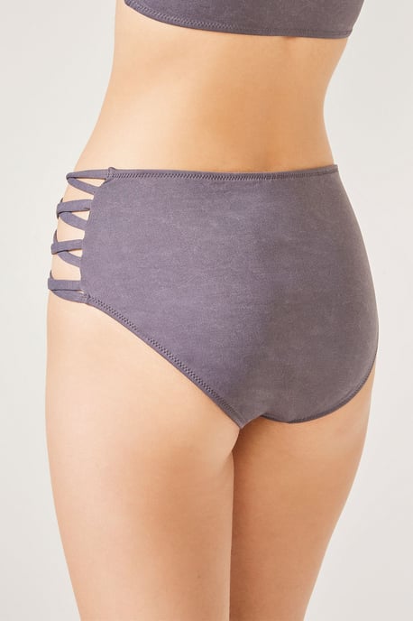Högmidjade cut-out hipster bikiniunderdelar - Image 2