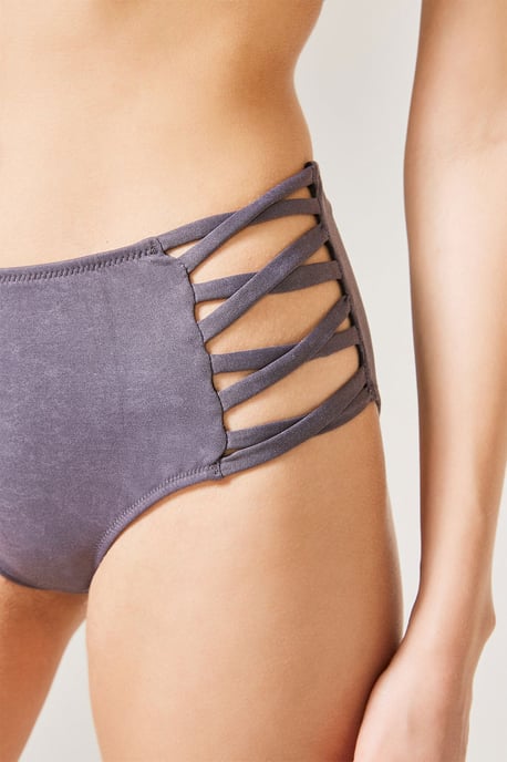 Högmidjade cut-out hipster bikiniunderdelar - Image 3