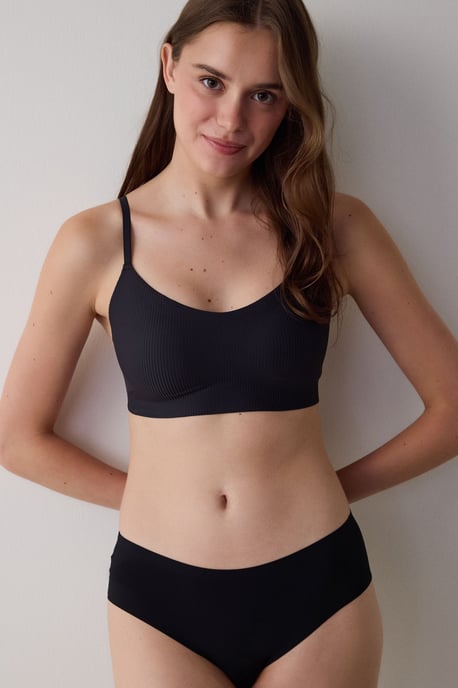 Ribbad Jersey Bralette - Image 2