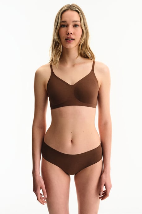 Stickad Jersey-Bralette med Hake och Ögla-Closure - Image 5