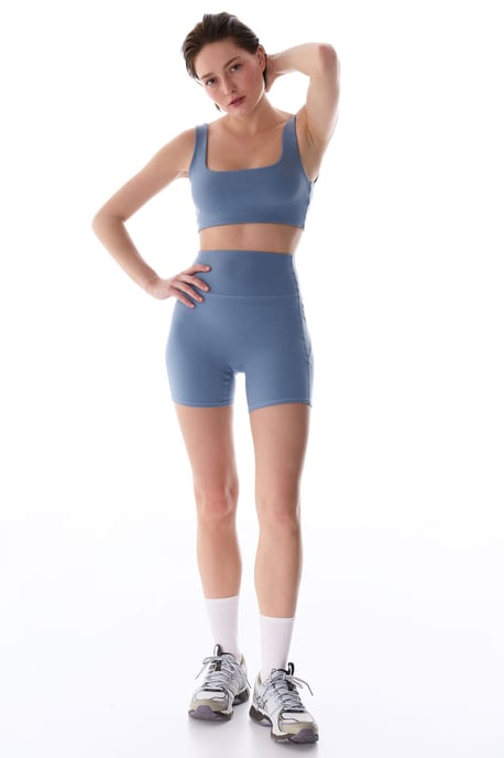 Vadderad stickad sportbh - Image 5