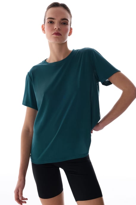 Oversized Lange Gebreide Crewneck T-Shirt - Image 1