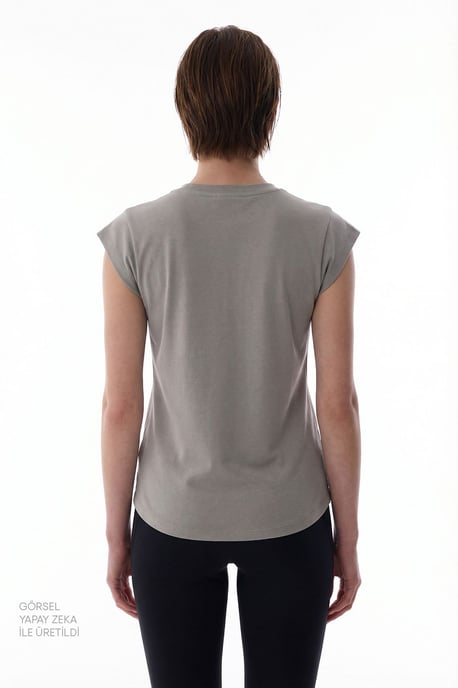 Dam Regular Fit Rundhals T-shirt - Image 2