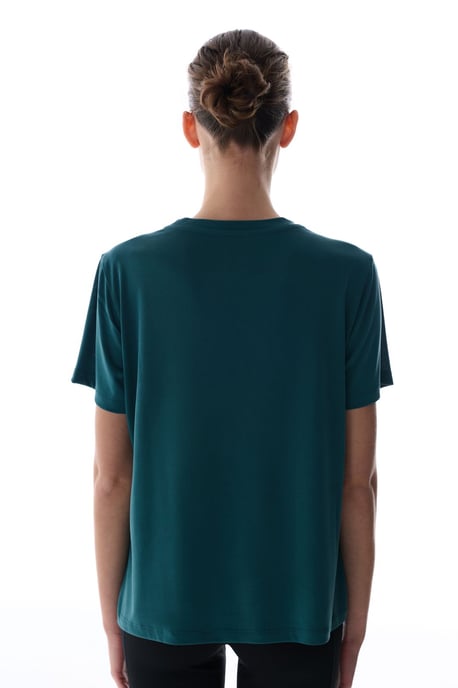 Oversized Lange Gebreide Crewneck T-Shirt - Image 4