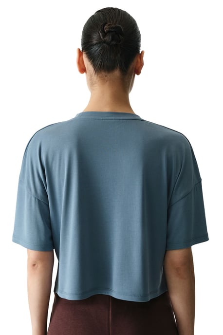 Överdimensionerad Crew Neck Slits T-shirt - Image 2