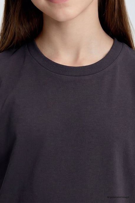 Heren T-shirt van katoen en elastaan - Image 4