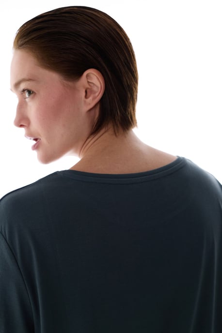 Oversized Modal-mix Crew Neck T-shirt - Image 4