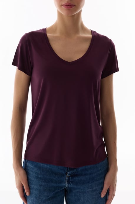 Oversized V-Neck Long T-Shirt - Image 4