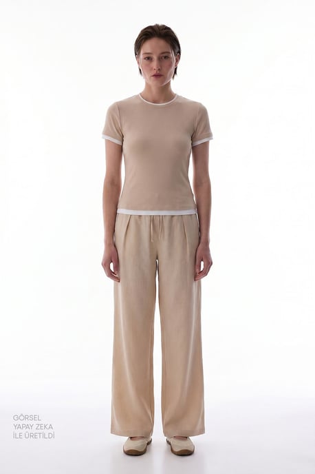 Women's Regular Fit Crew Neck T-Shirt - Image 2