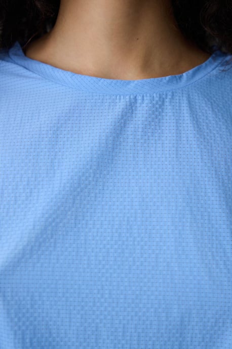 Kvinnors Enkel Stickad Rundhalsad T-shirt - Image 4