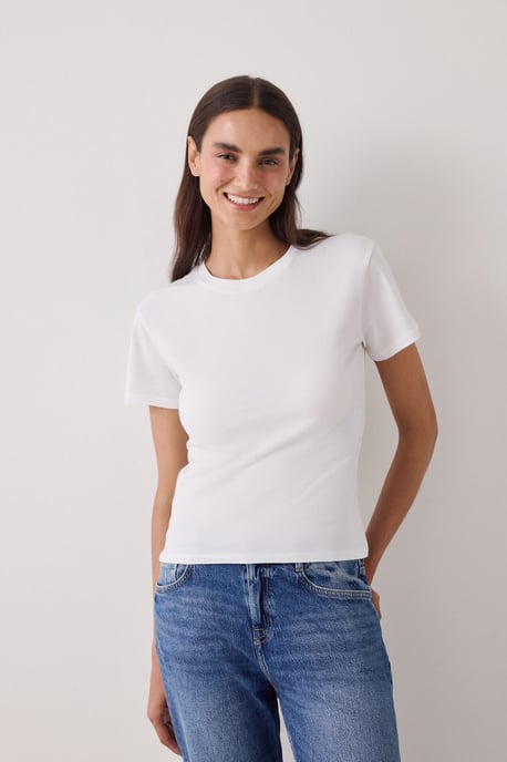 Dam Regular Fit Bomulls T-shirt - Image 4