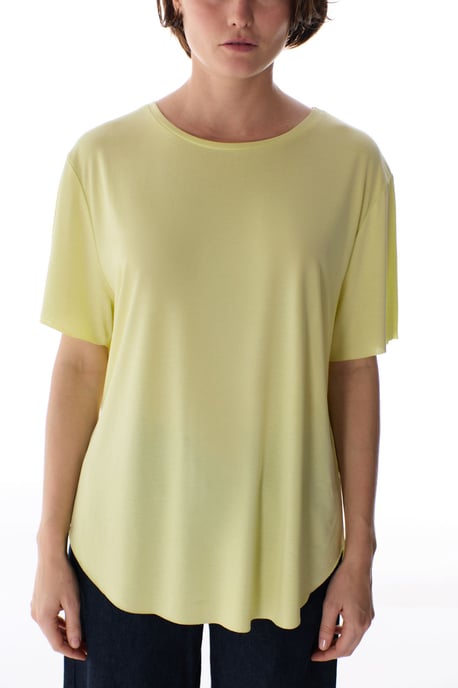 Oversized Modal-mix Crew Neck T-shirt - Image 2