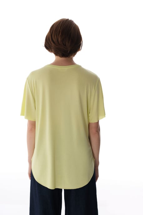 Oversized Modal-mix Crew Neck T-shirt - Image 4