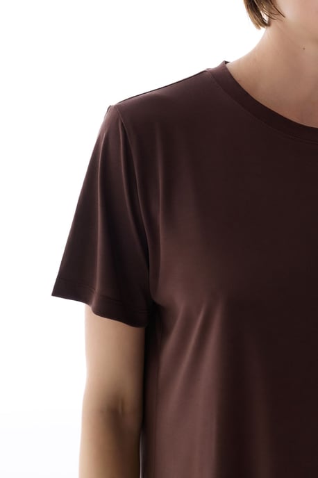 Overmaat Lang Gebreid Crew Neck T-Shirt - Image 4
