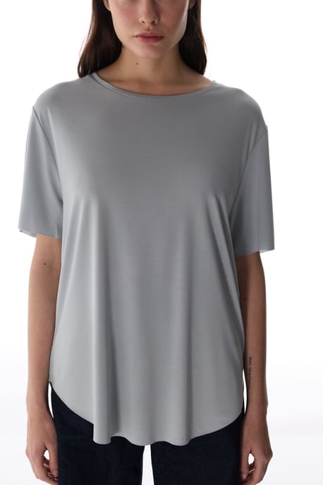 OverSized Modal-mix Crew Neck T-shirt - Image 3