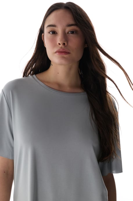 OverSized Modal-mix Crew Neck T-shirt - Image 4
