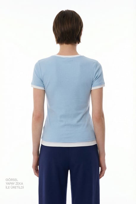 Women's Regular Fit Crew Neck T-Shirt - Image 2