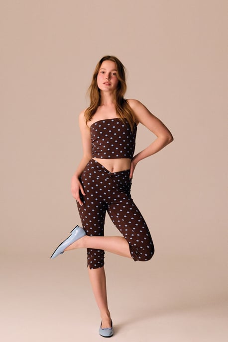 Prickig Axelbandslös Tanga Body - Image 1