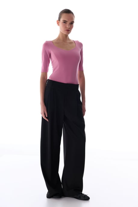 Strapless Fitted Knit Bodysuit - Image 4