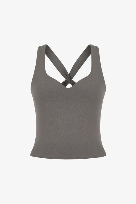 Sleeveless V-neck Backless Thong Bodysuit - Image 6