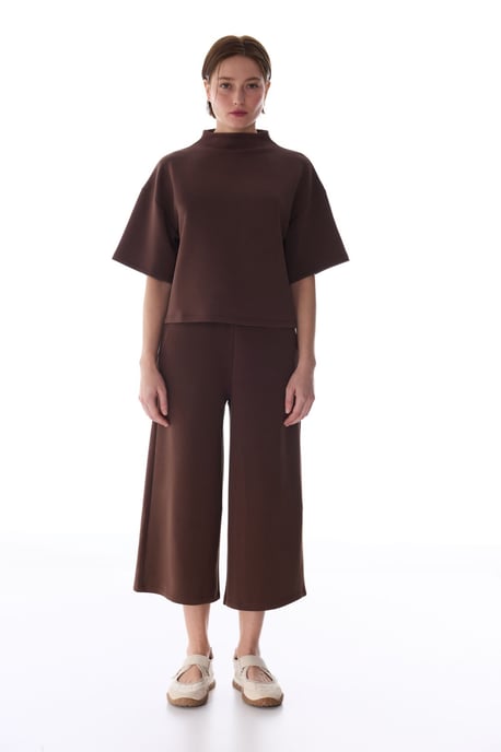 Översize Stickad Bodysuit Med Rundad Halsringning - Image 3