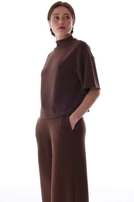 Översize Stickad Bodysuit Med Rundad Halsringning - Image 4