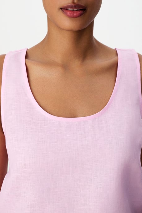 Linne ärmlös bodysuit - Image 3