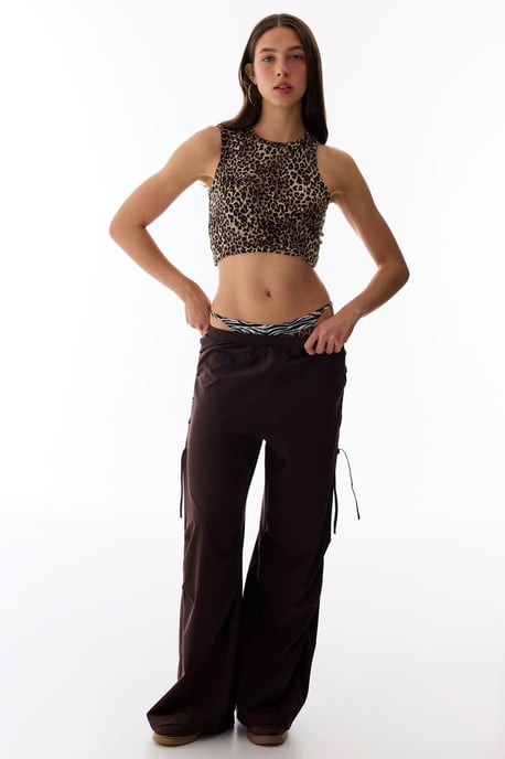 Leopard Cut-Out Sleeveless Bodysuit - Image 5