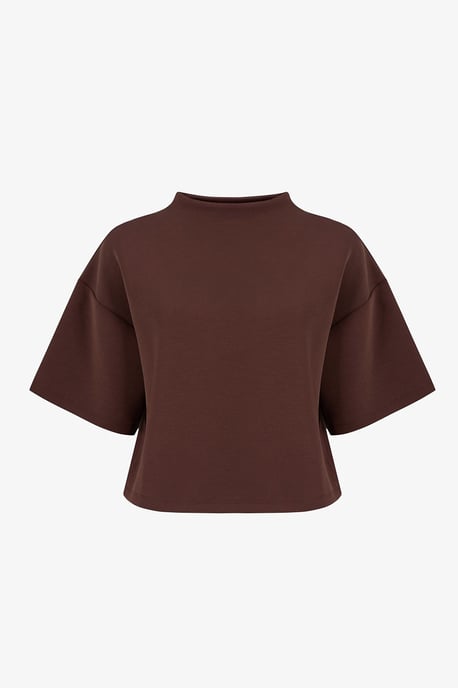 Översize Stickad Bodysuit Med Rundad Halsringning - Image 6