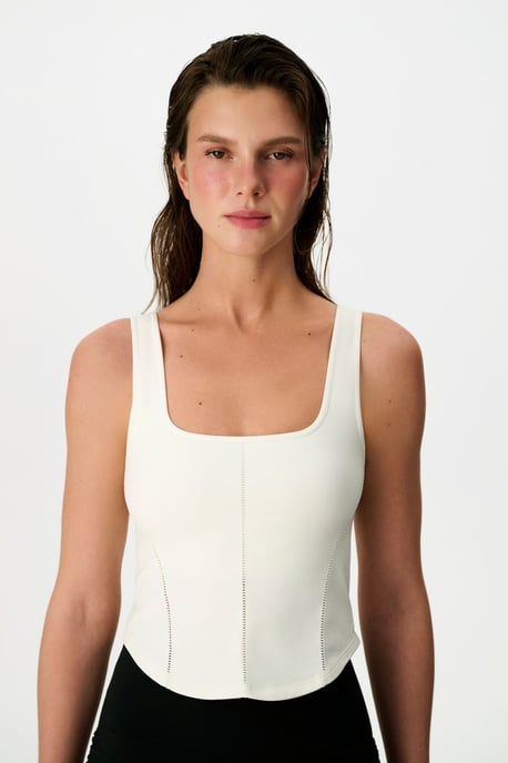 Sleeveless Crew Neck Bodysuit - Image 1