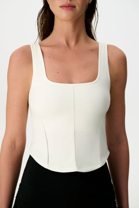 Sleeveless Crew Neck Bodysuit - Image 2
